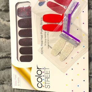 Russian around color Street set with 3 packs of accent nails